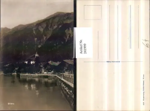 241999,Brienz Ansicht Kirche Kt Bern