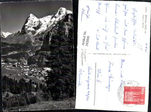242000,Mürren Totale m. Eiger u. Mönch Kt Bern