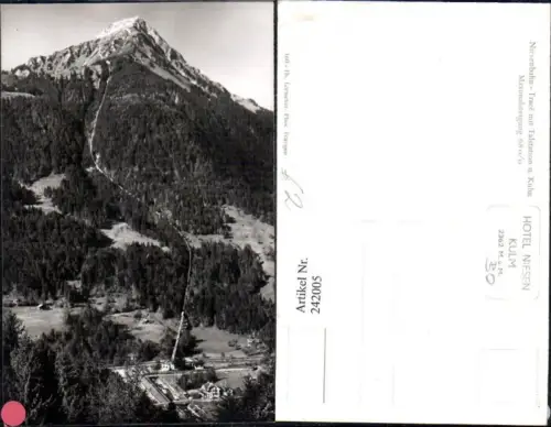 242005,Niesenbahn Trace m. Talstation u. Kulm Kt Bern