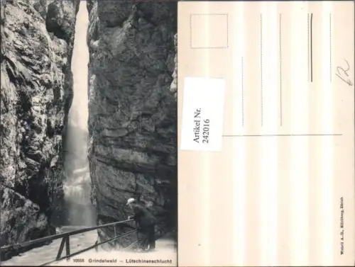 242016,Grindelwald Lütschinenschlucht Schlucht Partie Kt Bern