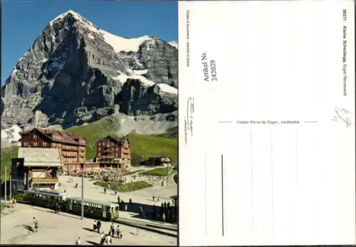 242029,Kleine Scheidegg Eiger-Nordwand Zug Bahn Kt Bern