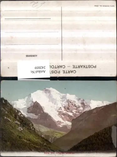 242059,Die Jungfrau Bergkulisse Kt Bern
