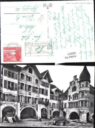 242073,Biel Der Ring Brunnen Restaurant Kt Bern