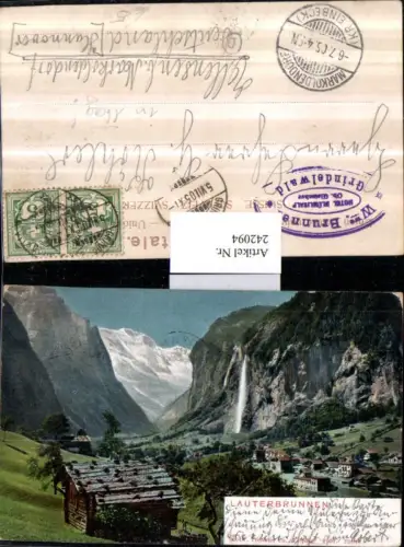 242094,Lauterbrunnen Totale pub Trenkler u. Co 22940 Kt Bern