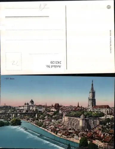 242120,Bern Teilansicht Münster Brücke Bundespalast