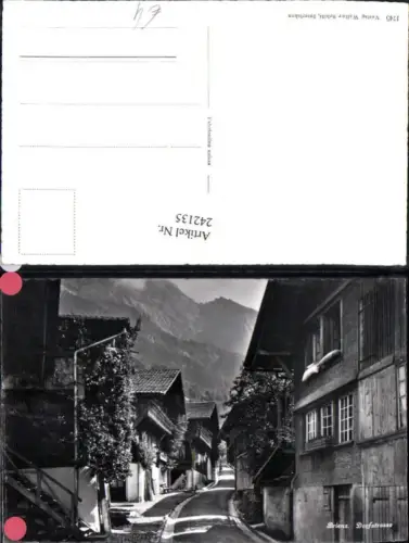 242135,Brienz Dorfstraße Straßenansicht Kt Bern