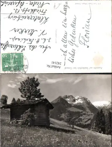 242141,Aussicht auf Staldenflüh b. Gstaad Partie Kt Bern