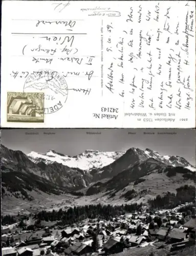 242143,Adelboden Totale m. Boden u. Wildstrubel Kt Bern