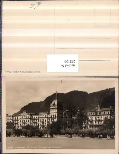 242150,Interlaken Hotel Victoria u. Jungfrau Kt Bern