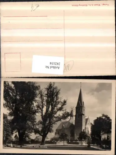 242154,Interlaken Katholische Kirche Kt Bern
