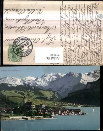 277189,Brienz Totale und Hasliberge Bergkulisse Kt Bern