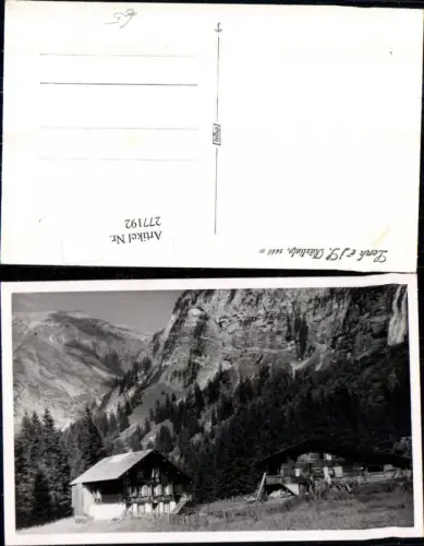 277192,Lenk im Simmental Räzlialp Bergkulisse Kt Bern