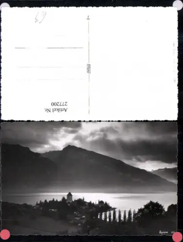 277200,Spiez Totale Bergkulisse Kt Bern