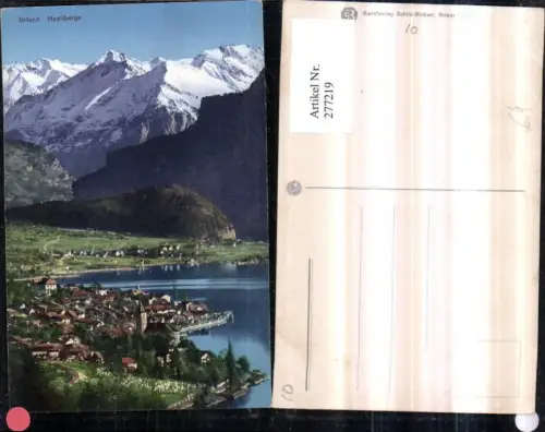 277219,Brienz Totale m. Hasliberge Bergkulisse Kt Bern