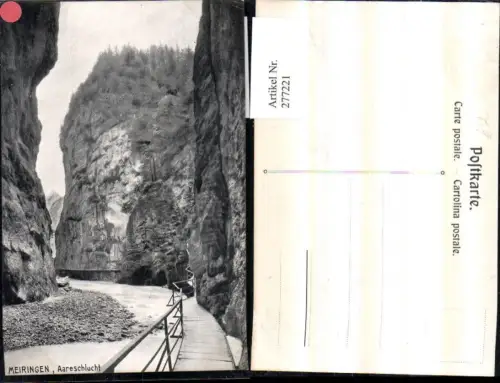 277221,Meiringen Aareschlucht Partie Kt Bern