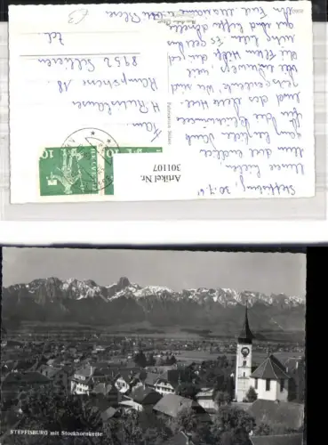 301107,Steffisburg m. Stockhornkette Kt Bern