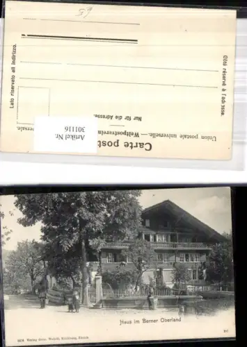 301116,Haus im Berner Oberland Bauernhaus Brunnen Kt Bern