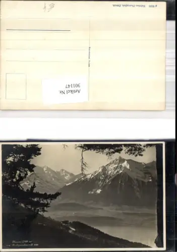 301147,Niesen m. Heiligenschwendi Wimmis Thunersee Kt Bern