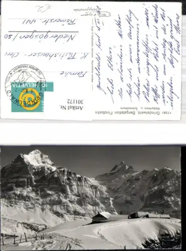 301172,Grindelwald Bergstation Firstbahn Wetterhorn u. Schreckhorn Kt Bern