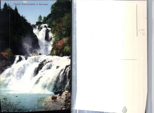 309444,Unterer Reichenbachfall Wasserfall b. Meiringen Kt Bern