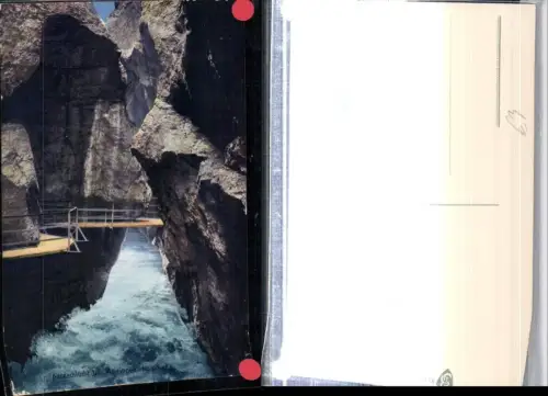 309445,Aareschlucht Schlucht b. Meiringen Nasenenge Kt Bern