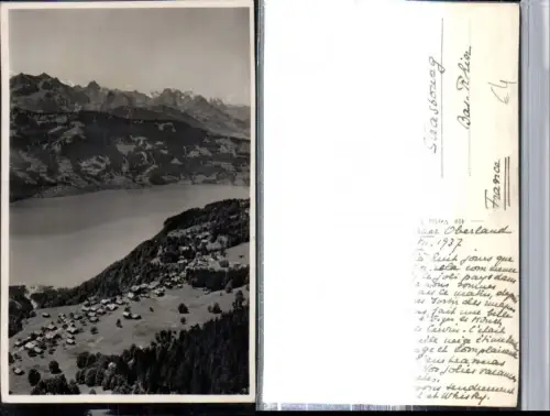 309483,Beatenberg Totale m. Thunersee u. Voralpen Bergkulisse Kt Bern