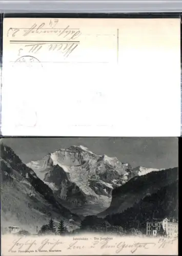 309494,Interlaken Jungfrau Bergkulisse Kt Bern