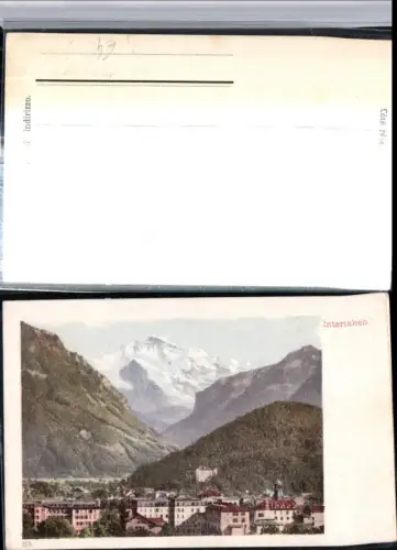 309497,Interlaken Teilansicht Bergkulisse Kt Bern