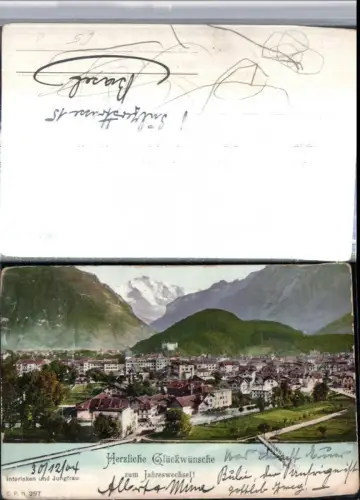 309513,Interlaken Totale m. Jungfrau Bergkulisse Kt Bern