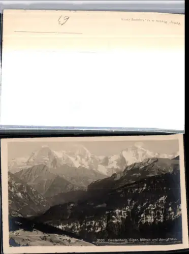 309517,Beatenberg Eiger Mönch u. Jungfrau Bergkulisse Kt Bern