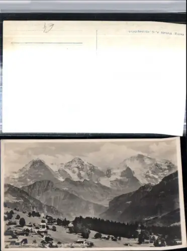 309529,Beatenberg m. Eiger Mönch u. Jungfrau Bergkulisse Kt Bern