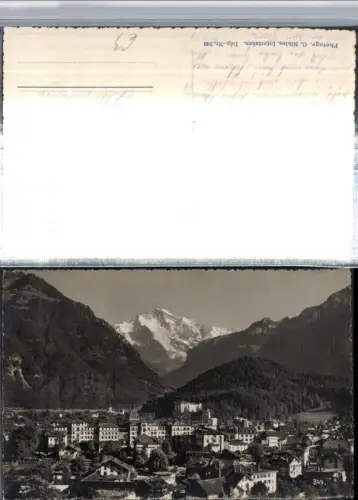309534,Interlaken Totale m. Jungfrau Bergkulisse Kt Bern