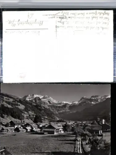309548,Lenk Totale m. Wildstrubel Bergkulisse Kt Bern