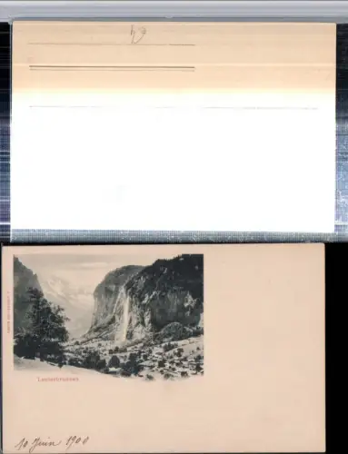 309569,Lauterbrunnen Totale Wasserfall Kt Bern