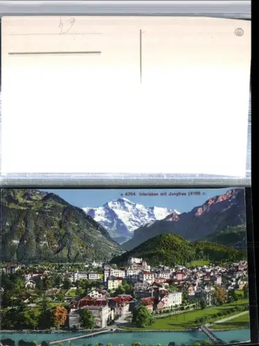 309577,Interlaken Totale m. Jungfrau Bergkulisse Kt Bern