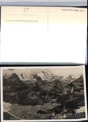 309578,Harder-Kulm Interlaken Totale Grindelwald Wengen Mürren Bergkulisse Kt Bern