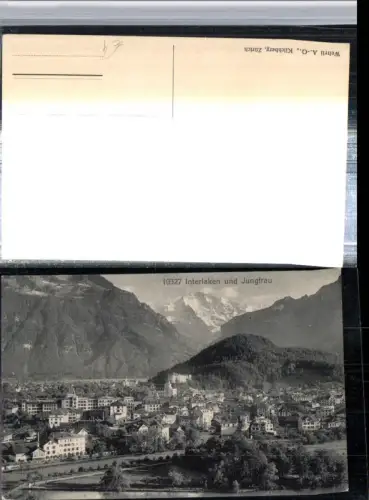 309579,Interlaken Totale m. Jungfrau Bergkulisse Kt Bern