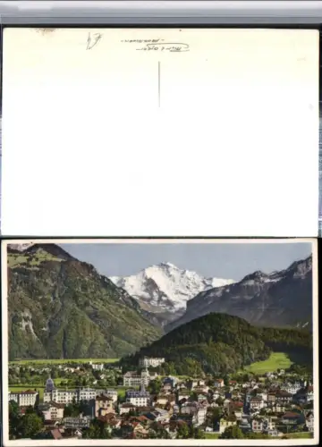 309584,Interlaken Totale m. Jungfrau Bergkulisse Kt Bern