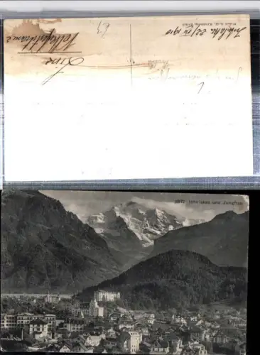 309590,Interlaken Totale m. Jungfrau Bergkulisse Kt Bern