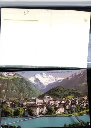 309606,Interlaken Totale m. Jungfrau Bergkulisse Kt Bern