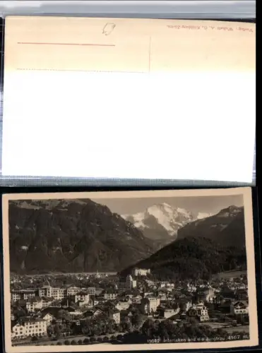 309625,Interlaken Totale m. Jungfrau Bergkulisse Kt Bern