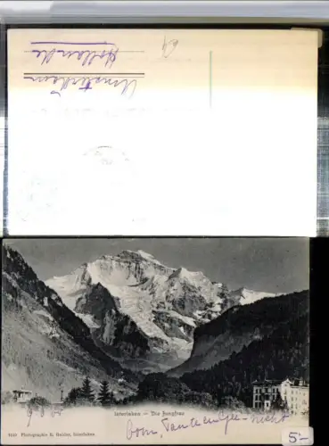 309643,Interlaken Hotel Jungfraublick m. Jungfrau Bergkulisse Kt Bern
