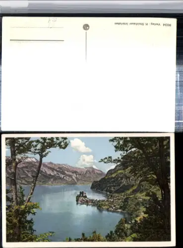 309653,Iseltwald am Brienzersee Totale Bergkulisse Kt Bern