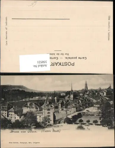 350521,Gruß aus Bern Untere Stadt Totale Brücke