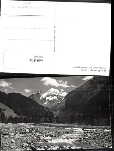 350547,Kandersteg Oeschinenbach m. Blümlisalpgruppe Bergkulisse Kt Bern