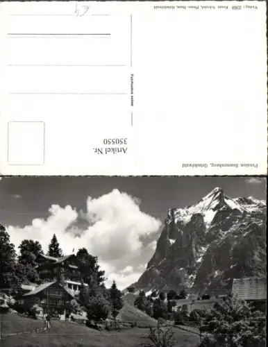 350550,Grindelwald Pension Sonnenberg Bergkulisse Kt Bern