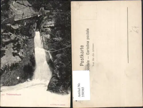 350565,Trümmelbach Wasserfall b. Lauterbrunnen Kt Bern