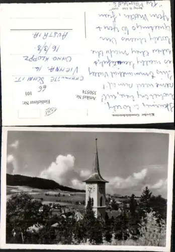350574,Großhöchstetten Kirche Kirchenturm Kt Bern