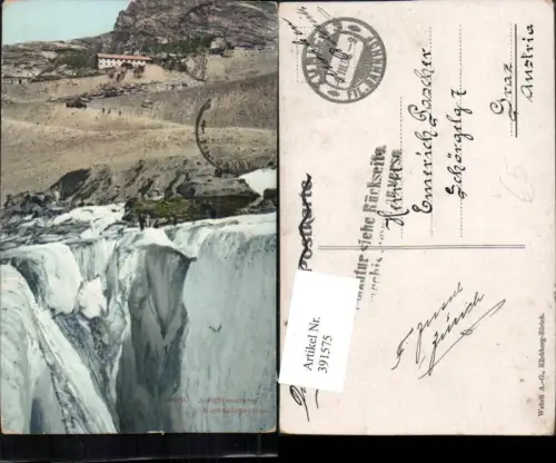391575,Jungfraubahn Eigergletscher Gletscher Kt Bern