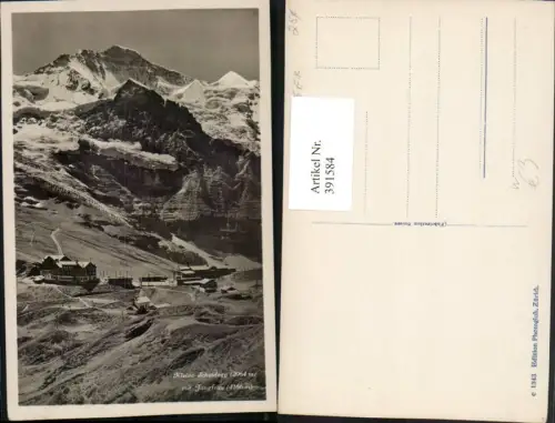 391584,Kleine Scheidegg m. Jungfrau Bergkulisse Kt Bern